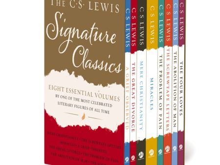 The C. S. Lewis Signature Classics (8-Volume Box Set): An Anthology of 8 C. S. Lewis Titles: Mere Christianity, The Screwtape Letters, Miracles, The Great Divorce, The Problem of Pain, A Grief Observed, The Abolition of Man, and The Four Loves Online Sale