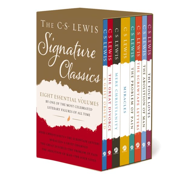 The C. S. Lewis Signature Classics (8-Volume Box Set): An Anthology of 8 C. S. Lewis Titles: Mere Christianity, The Screwtape Letters, Miracles, The Great Divorce, The Problem of Pain, A Grief Observed, The Abolition of Man, and The Four Loves Online Sale