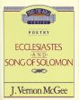 Thru the Bible Vol. 21: Poetry (Ecclesiastes Song of Solomon) Online