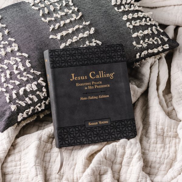 Jesus Calling Note-Taking Edition, Leathersoft, Black, with Full Scriptures: Enjoying Peace in His Presence (A 365-Day Devotional and Prayer Journal) Cheap