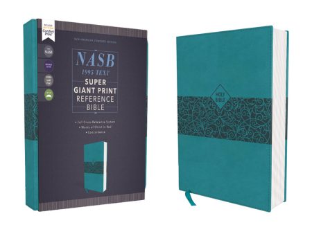 NASB, Super Giant Print Reference Bible, Red Letter Edition, 1995 Text, Comfort Print For Sale