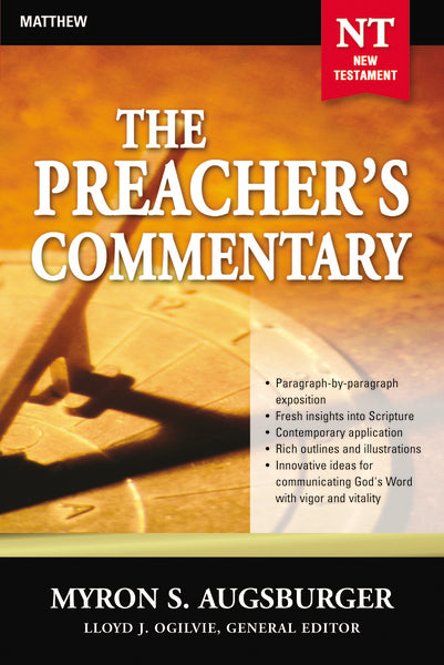 The Preacher s Commentary - Vol. 24: Matthew For Cheap