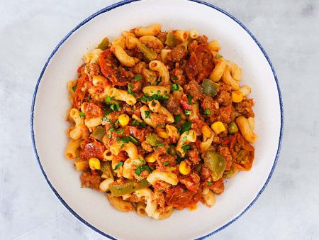 Beef Pasta with Roasted Tomatoes & Bell Pepper Online Hot Sale