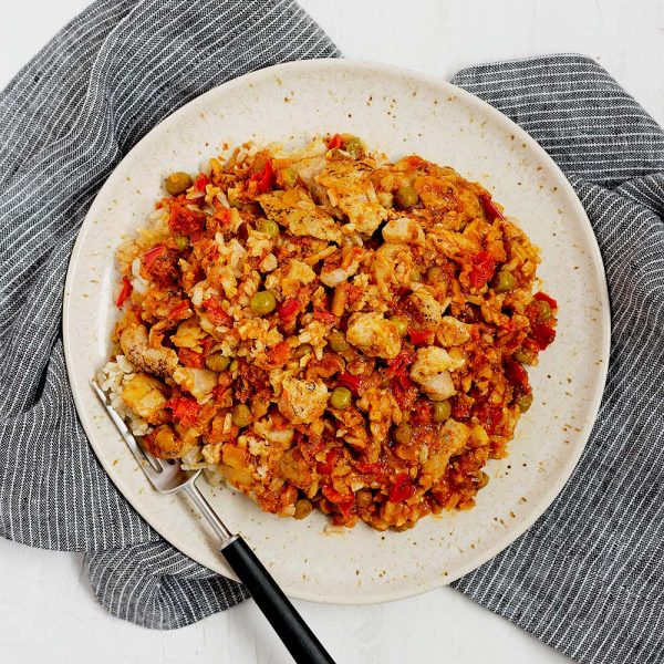 Rice and Chicken in Tomato, Onion & Garlic Sauce Online Hot Sale