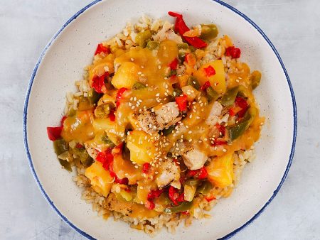 Sweet & Sour Chicken with Pineapple & Bell Peppers Online Hot Sale