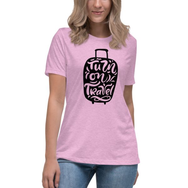 Turn On Travel  Women s Relaxed T-Shirt For Cheap