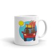 Time to Travel  Car White glossy mug For Cheap