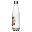 Vintage Time to Travel Stainless Steel Water Bottle For Sale