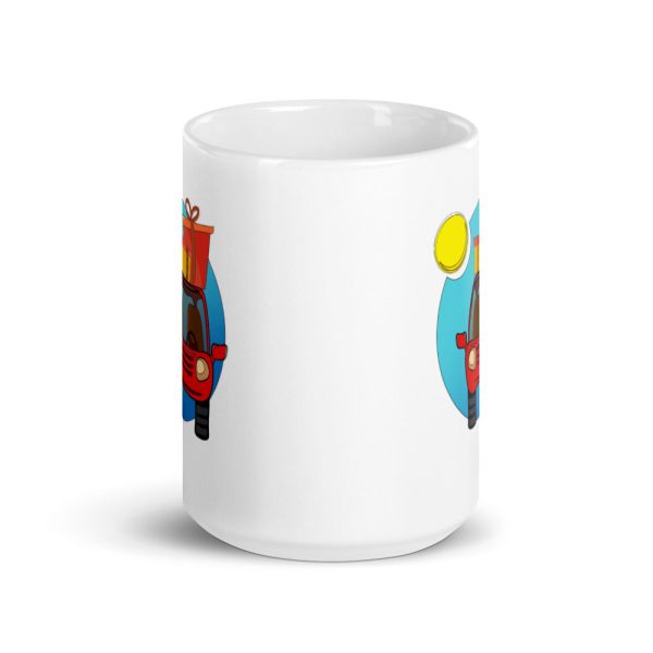 Time to Travel  Car White glossy mug For Cheap