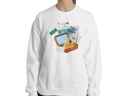 Vintage Time to Travel Women s Sweatshirt Hot on Sale