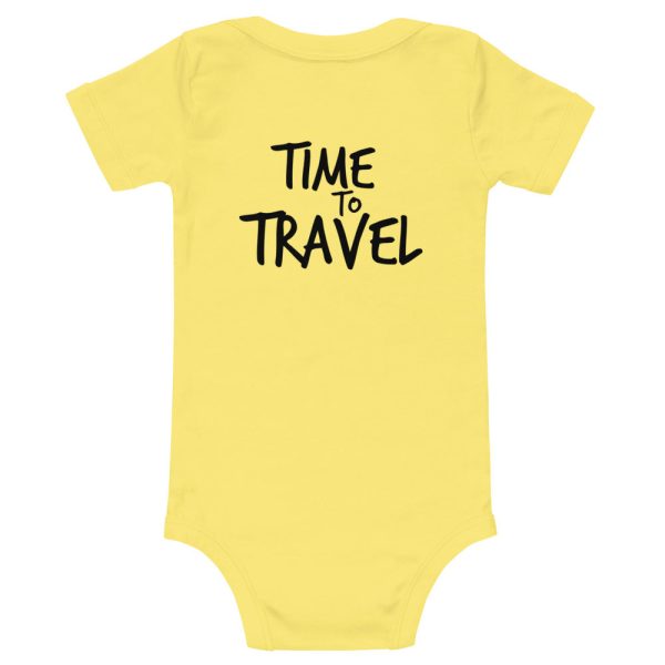 Time to Travel Baby short sleeve one piece For Sale