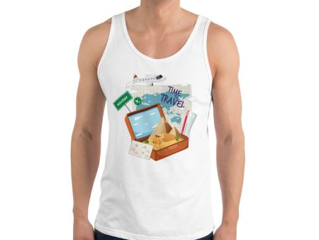 Vintage Time to Travel Men s Tank Top Discount