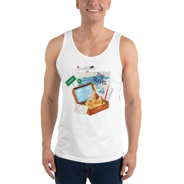 Vintage Time to Travel Men s Tank Top Discount