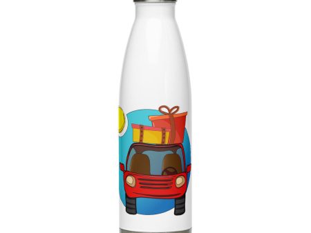 Time to Travel  Stainless Steel Water Bottle Cheap